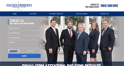 Desktop Screenshot of nooneyandroberts.com